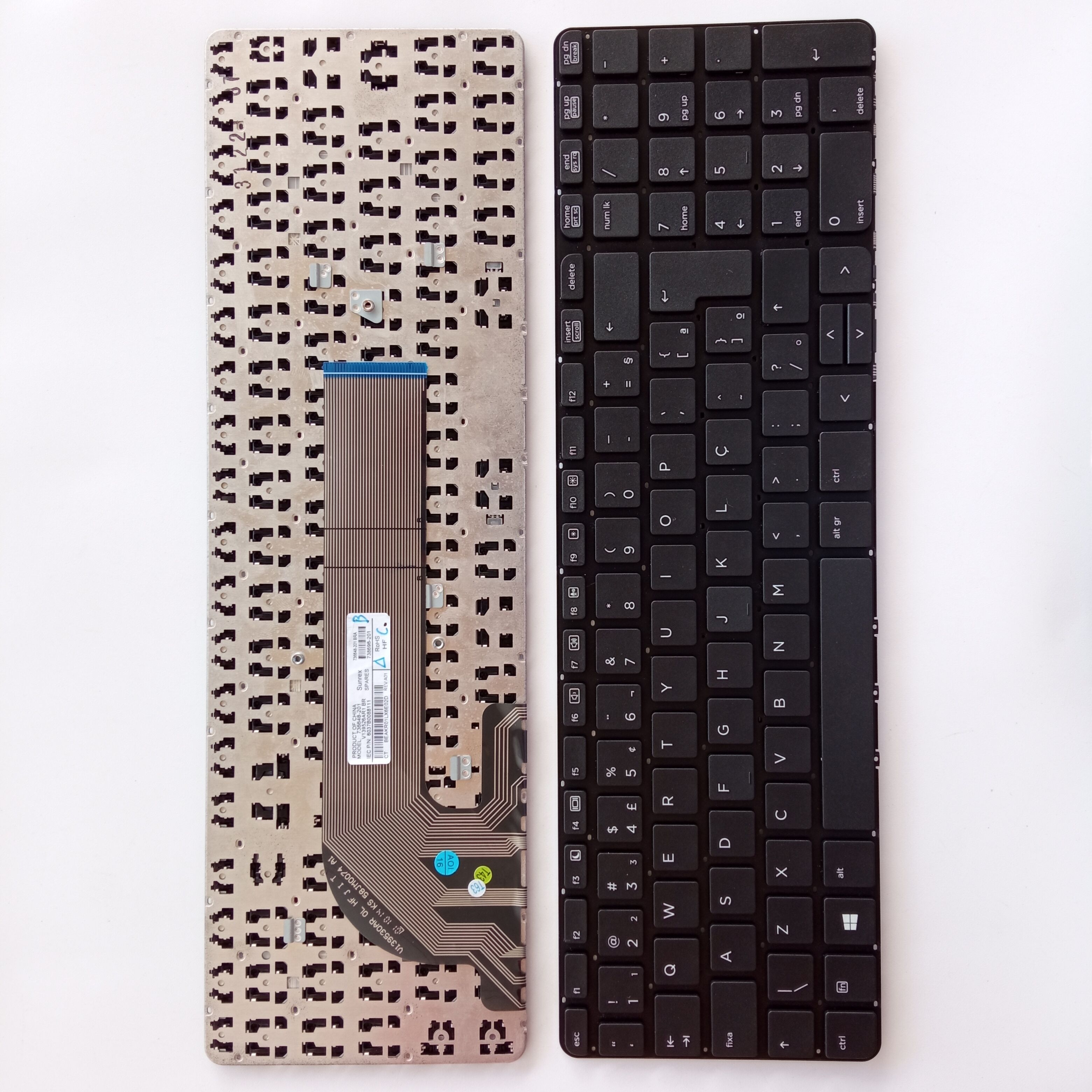 Picture of New Replacement Laptop Keyboard For HP 450G1/470G1/455G1/450G0/455G0/455G2 BLACK BR Layout